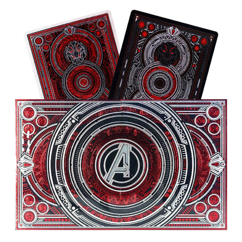 Avengers Ultron Playing Cards 2 Decks Pvc & Paper Led Lights Difatta