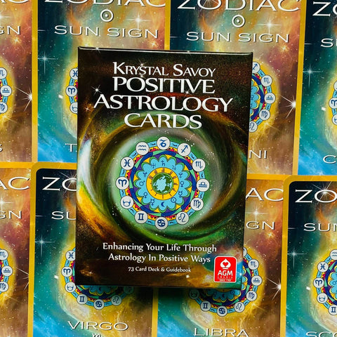 Positive Astrology Cards Krystal Savoy Esoteric Fortune Telling Agm