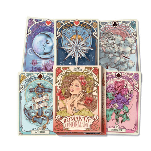 Romantic Lenormand Oracle Cards Deck Anna Oginski Esoteric