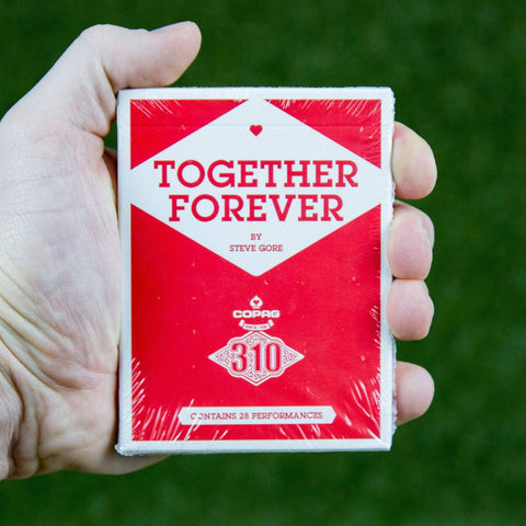 Copag 310 Together Forever Poker Playing Cards Deck Paper Standard Index Red