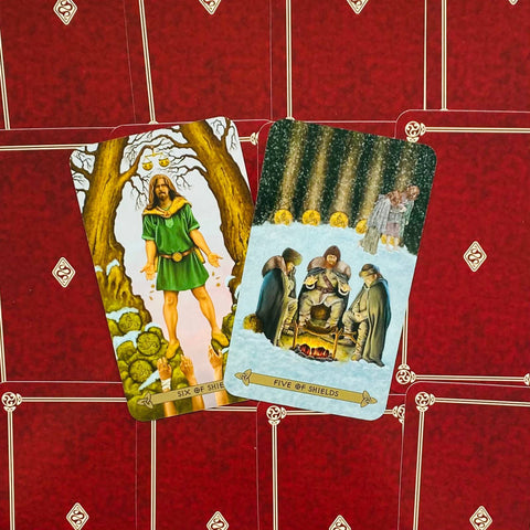 Celtic Tarot Cards Deck Esoteric Telling Kristoffer Hughes Llewellyn