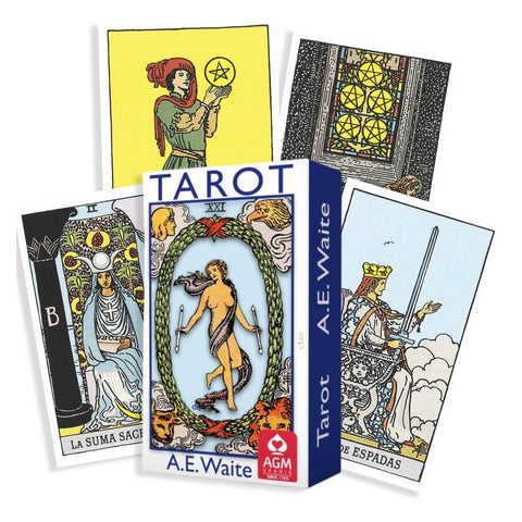 Tarot of A.E. Waite Blue Edition, Standard, Portuguese