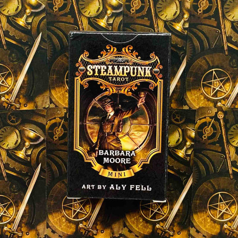 The Steampunk Mini Tarot Cards Deck Esoteric Telling Barbara Moore Llewellyn