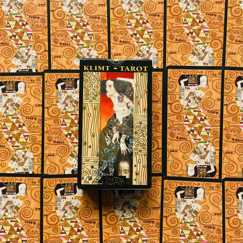 Golden Tarot Of Klimt Deck Cards Multilingual Lo Scarabeo By Gustav Klimt