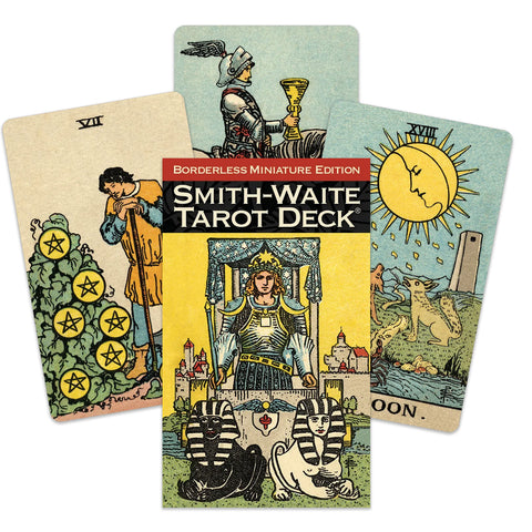 Smith-Waite Tarot Deck Borderless Miniature Edition US Games Systems