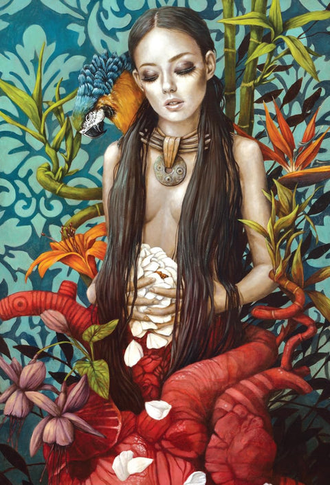 Medicine Heart Oracle - Pocket Panda Edition cards Blue Angel