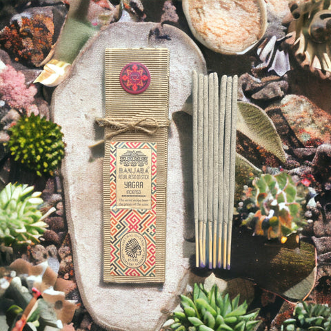 8x Ritual Yagra Resin Incense Sticks by Banjara, 20cm Long Burn 60min