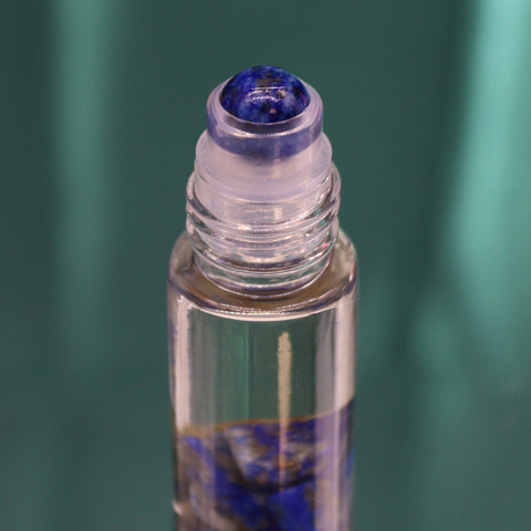 HOP HARE Sodalite Gemstone Roll-On Lemongrass Grapefruit Essential Oil