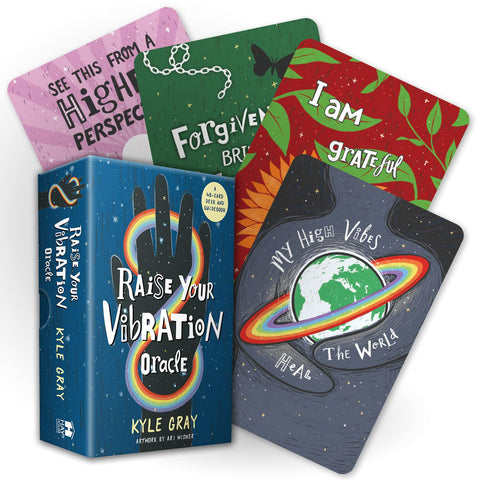 Raise Your Vibration Oracle Card Deck & Guidebook K.Gray Ariwisner Hay House NEW