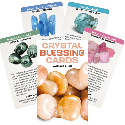 Crystal Blessing Cards Deck Esoteric Valencia Chan US Games Systems