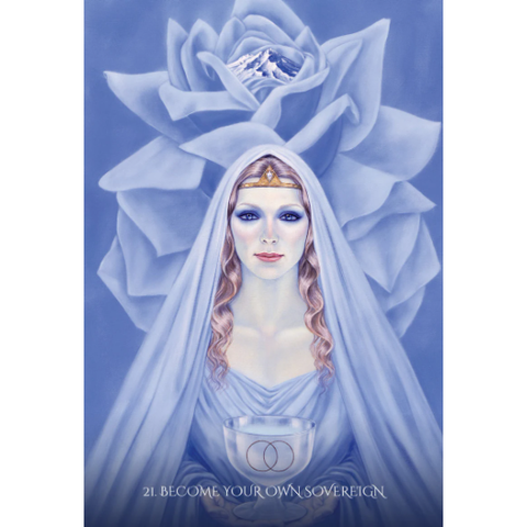 Through the Eyes of the Soul Oracle Card Deck Blue Angel 52 Cards New