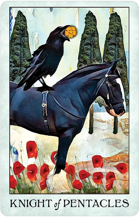 Crow Tarot Pocket Edition Cards Deck Animals Birds Wisdom