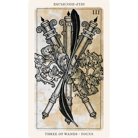 The Medieval Feathers Tarot Cards Deck Alejandro R. Rozan Blue Angel Tmft23