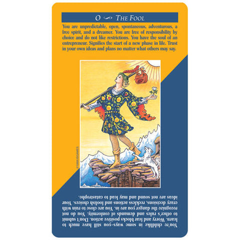 Quick & Easy Tarot Deck 78 Cards with Meanings, Beginner Set US Games
