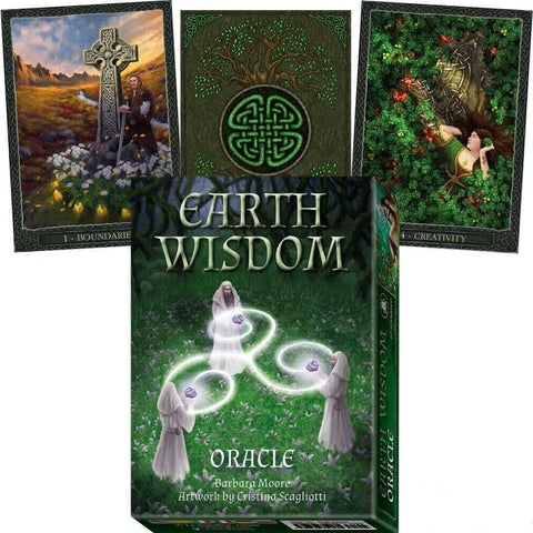 Earth Wisdom Oracle Cards Deck Barbara Moore Esoteric Telling Lo Scarabeo NEW