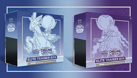 Pokemon TCG Chilling Reign Ice Rider Calyrex Elite Trainer Box Sealed