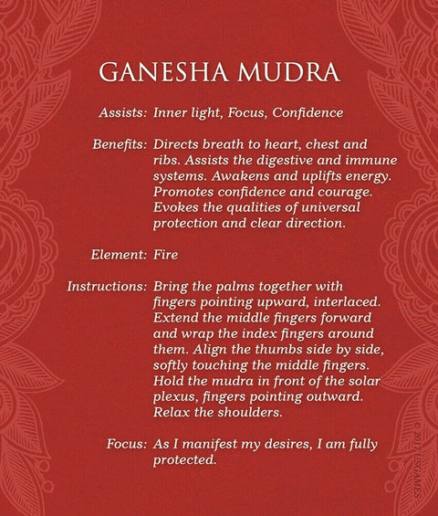 Mudras for Awakening the Five Elements Deck & Guidebook Set US Games