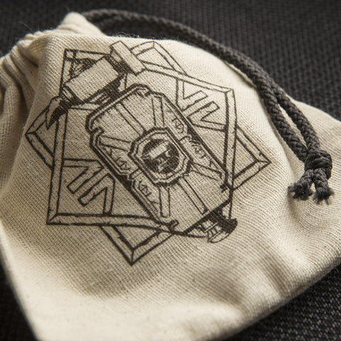 Dwarven Beige & Black Basic Dice Bag Roleplaying Games Q-Workshop Rpg Bdwa102