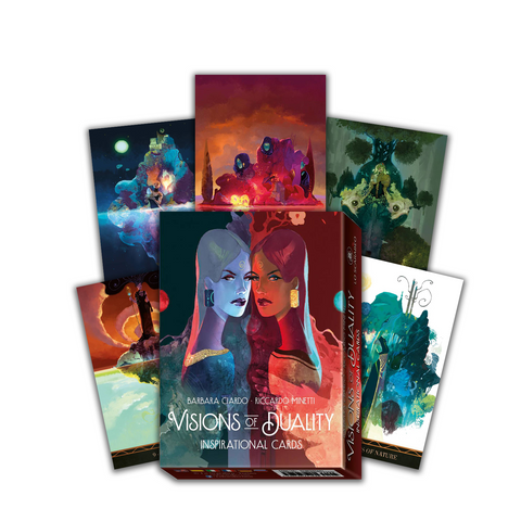 Visions Of Duality Inspirational Cards Deck & Book Reflections Lo Scarabeo