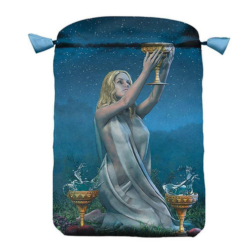 Lo Scarabeo Viceversa Satin Tarot Card Drawstring Bag 16x22.5cm Multicolor