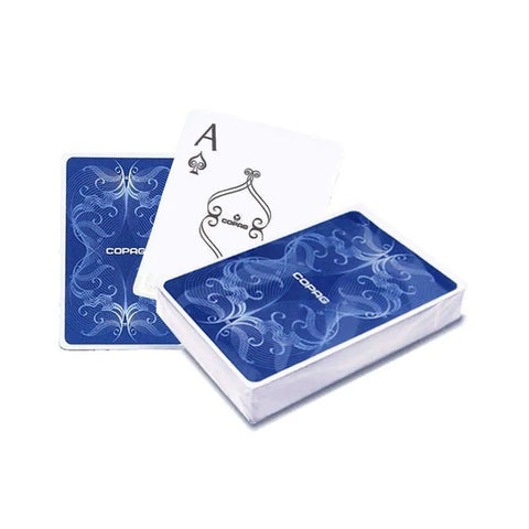 Copag Centennial Blue Plastic Poker Playing Cards Deck Jumbo Index