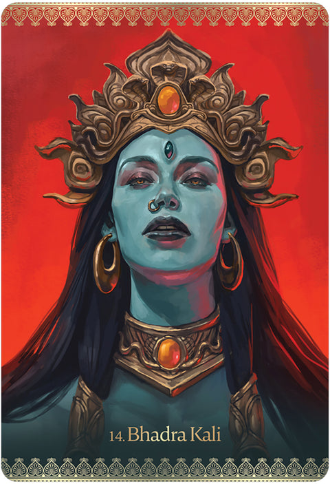 Kali Oracle Cards Deck & Guidebook by Alana Fairchild Blue Angel