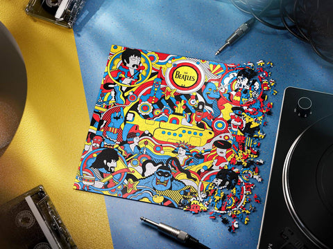 The Beatles Yellow Submarine 1000-Piece Jigsaw Puzzle w/ Carrying Pouch Theory11