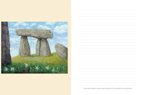 Hidden Worlds Journal L. Cavendish G. Williams Notebook Writing Blue Angel NEW