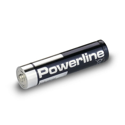 4x Panasonic Powerline Industrial AAA 1.5V Alkaline Batteries