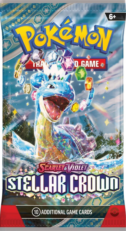 Pokemon TCG Scarlet & Violet: Stellar Crown Booster Pack 10 Cards