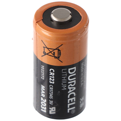 20x Duracell CR123A 3V Lithium Batteries for Cameras, Flashlights, Alarms