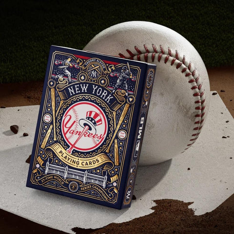 Theory11 New York Yankees Premium Playing Cards Deck MLB Gold Foil Embossed Sealed USA