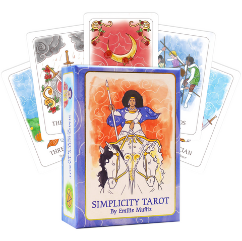 Simplicity Tarot Deck by US Games, 80 Cards with Guidebook for Beginners