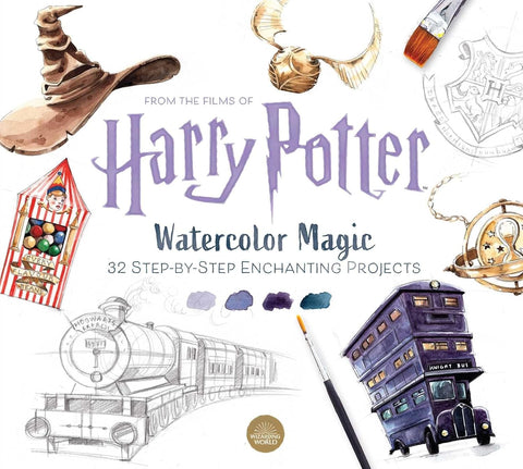 Harry Potter Watercolor Magic Book, 32 Step-by-Step Projects Insight Editions