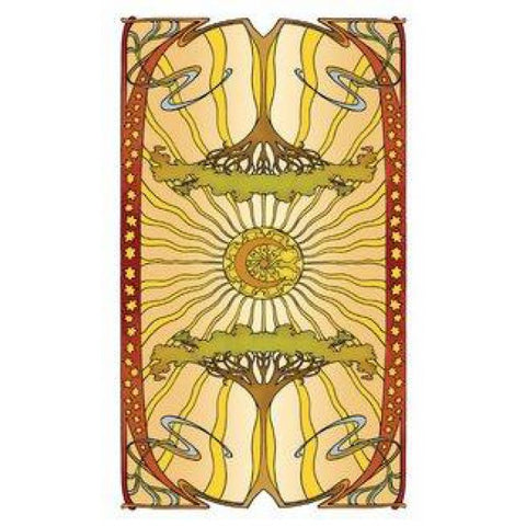 Golden Art Nouveau Tarot Mini Deck 78 Cards Lo Scarabeo Sealed