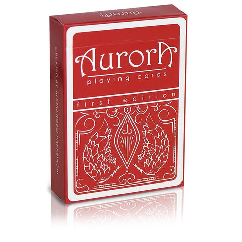 Aurora Marked Playing Cards by Difatta Poker Deck USPCC Silver Foil