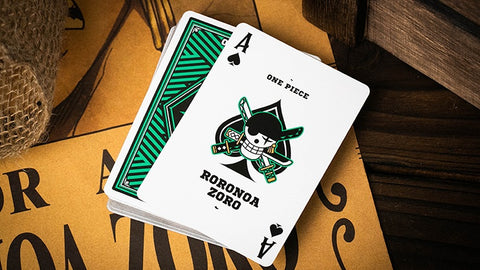 One Piece Roronoa Zoro Playing Cards, Official 54-Card Poker Deck