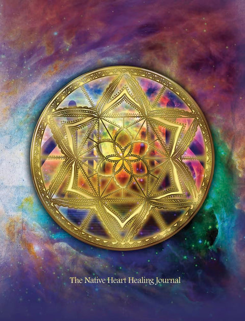 The Native Heart Healing Journal 220 Pages Deluxe Art by Blue Angel