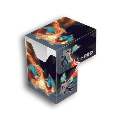 Ultra PRO Pokémon Gallery Deck Box Scorching Summit, Charizard, 75 Cards