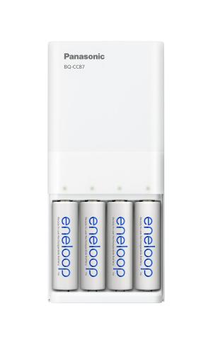 Panasonic Eneloop USb Charger Bq-Cc87 Power Bank 4Xaa Batteries