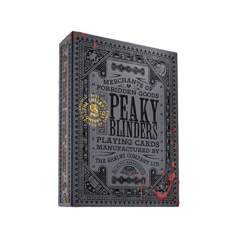 Theory11 Peaky Blinders Premium Playing Cards Poker Deck Black New