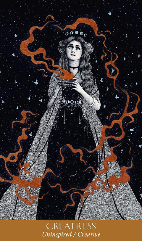 Soul Mirror Oracle Card Deck: See Yourself Blue Angel By Sunshine Connelly