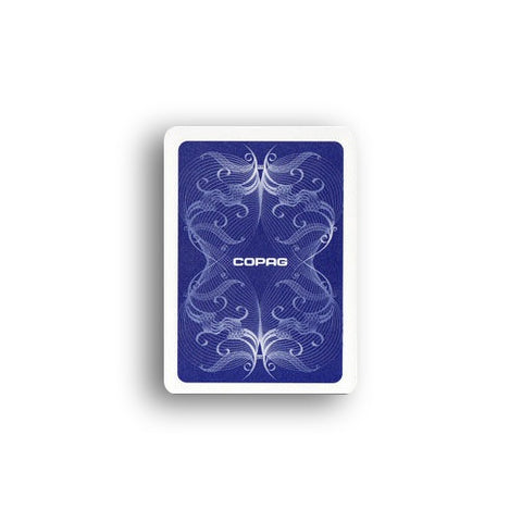 Copag Centennial Blue Plastic Poker Playing Cards Deck Jumbo Index