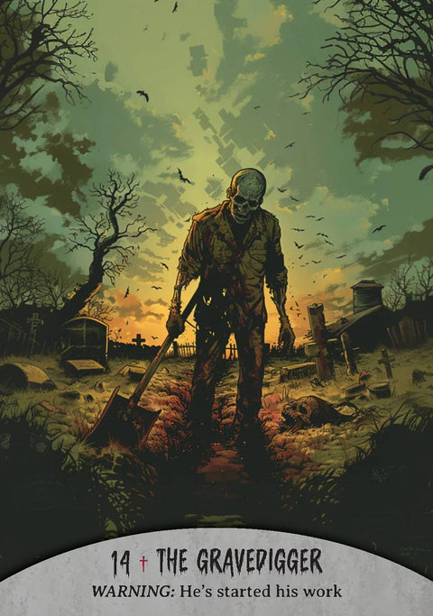 Oracle of the Undead 36-Card Zombie Deck + Guidebook Rockpool