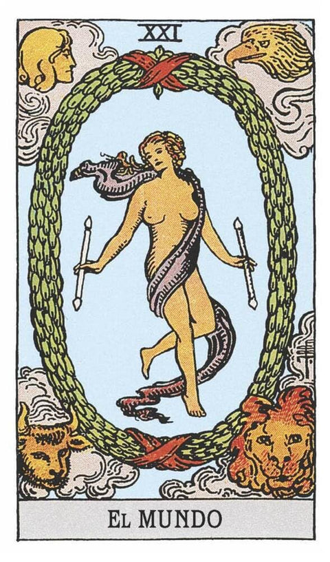 Tarot of A.E. Waite Blue Edition, Standard, Portuguese AGM