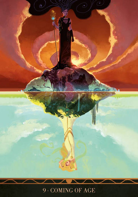 Visions Of Duality Inspirational Cards Deck & Book Reflections Lo Scarabeo