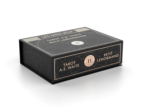Mini Tarot A.E. Waite & Petit Lenormand French 2 Deck Box Set Cartamundi