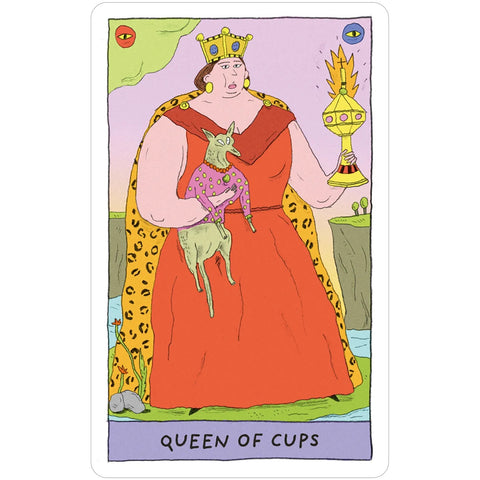 Whimsical Witch Tarot Deck in Tin Comic Style 78 Cards by US Games