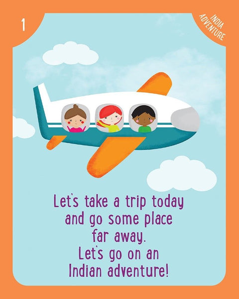 Kids Yoga Adventure Cards Deck Imaginary India Zoo US Games Systems Yka46