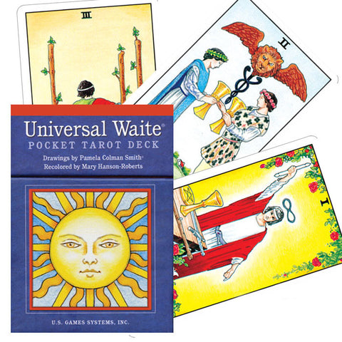 Pocket Universal Waite Tarot Deck Cards Esoteric Telling US Games Systems NEW